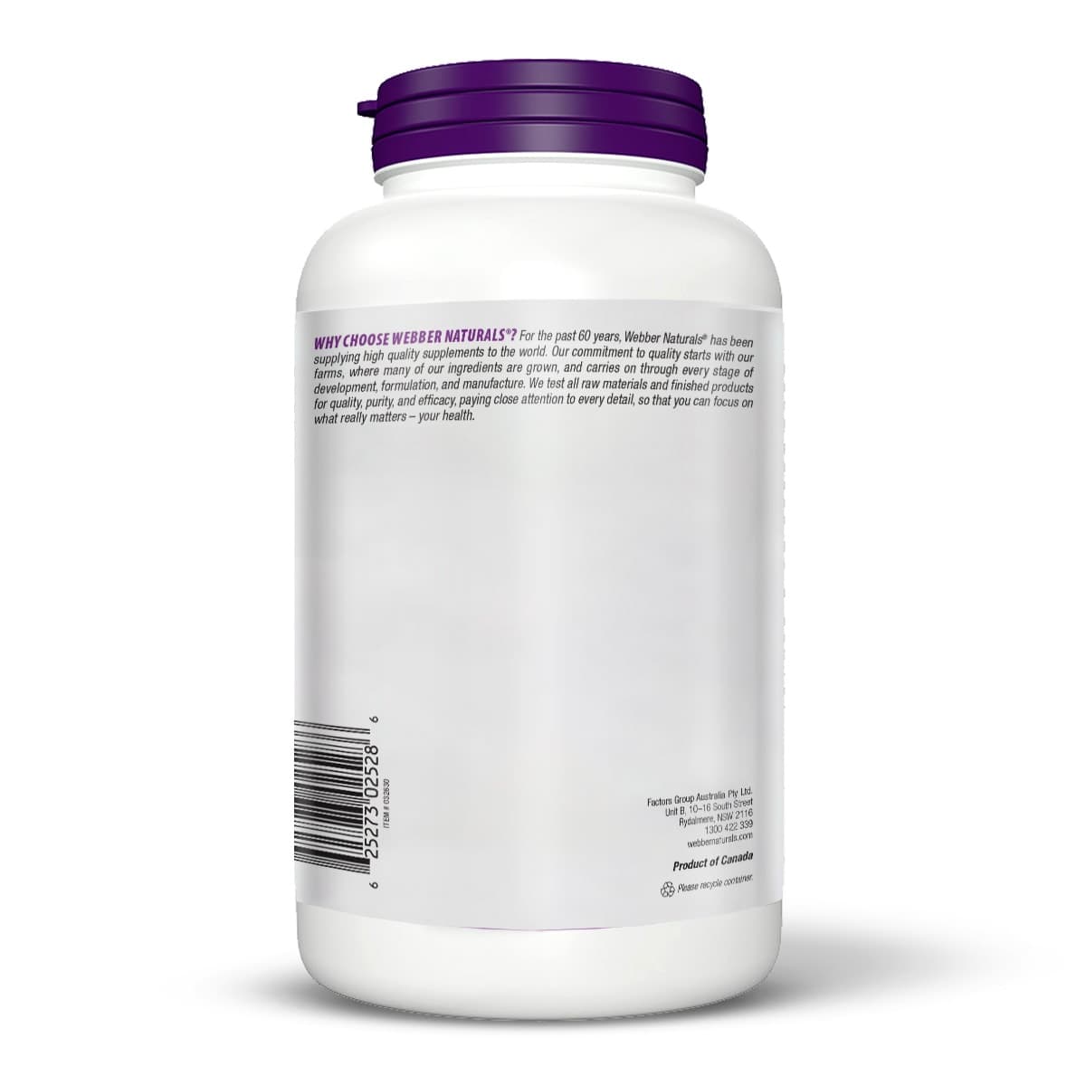 Thumbnail Webber Naturals Calcium Magnesium & Vitamin D 250 Tablets