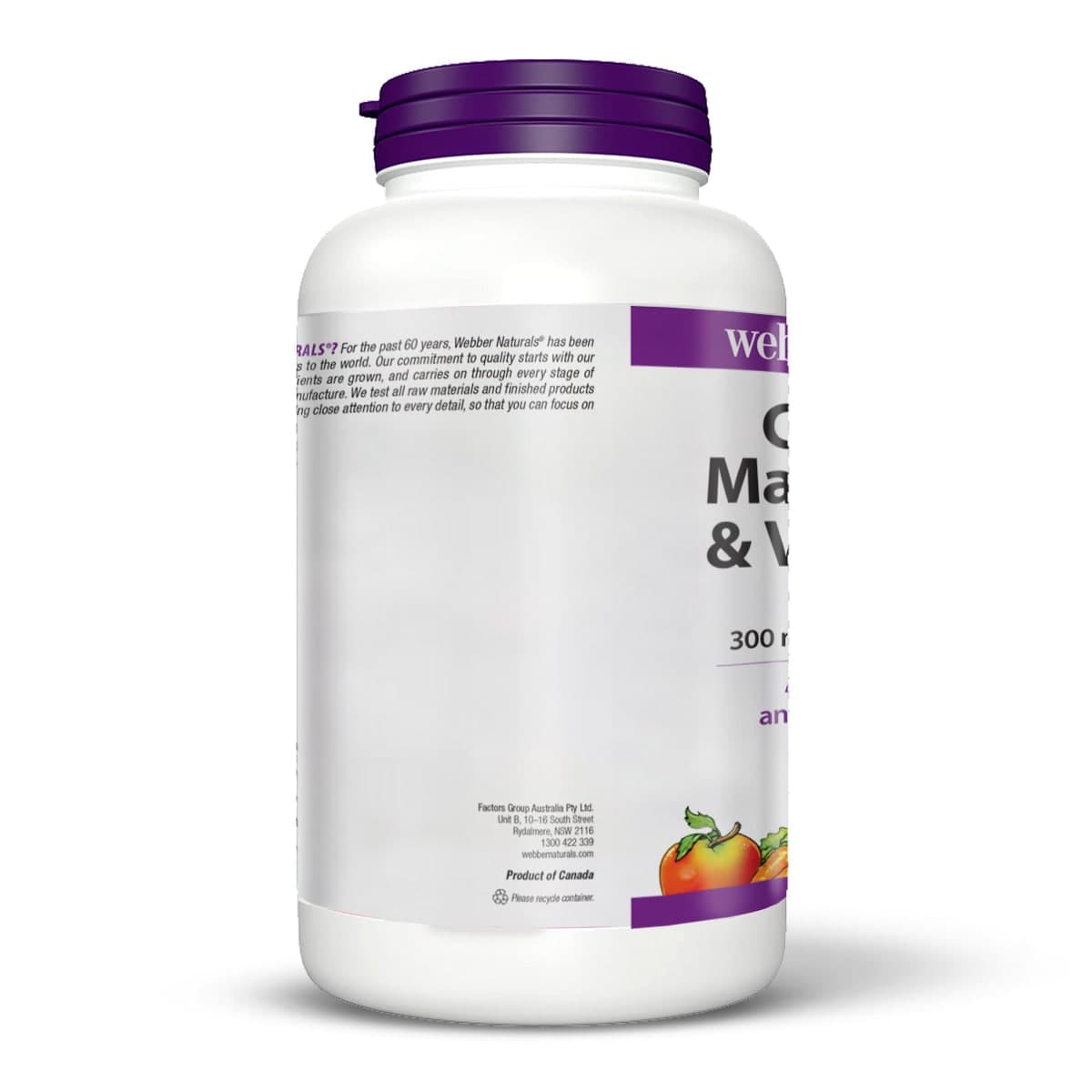 Thumbnail Webber Naturals Calcium Magnesium & Vitamin D 250 Tablets