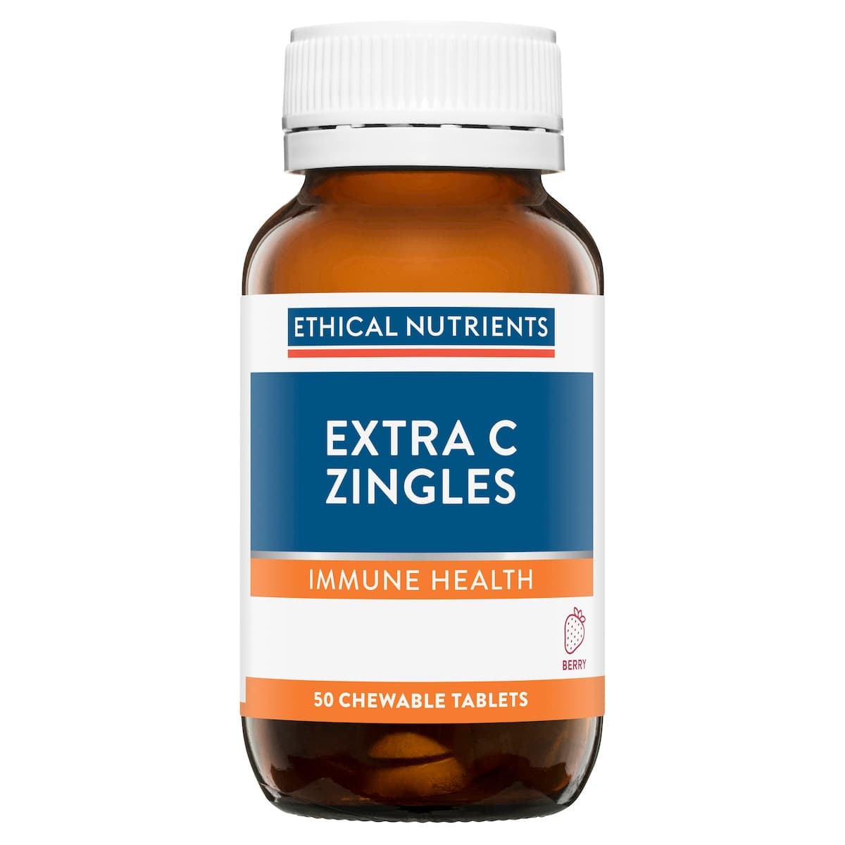 Thumbnail Ethical Nutrients Extra C Zingles Berry 50 Chewable Tablets