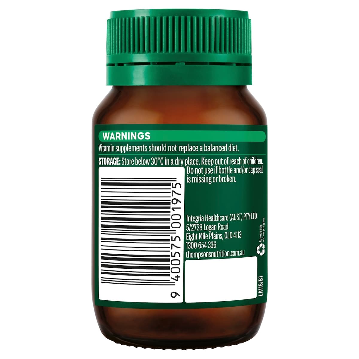 Thumbnail Thompsons Ultra B12 1000mcg 100 Tablets