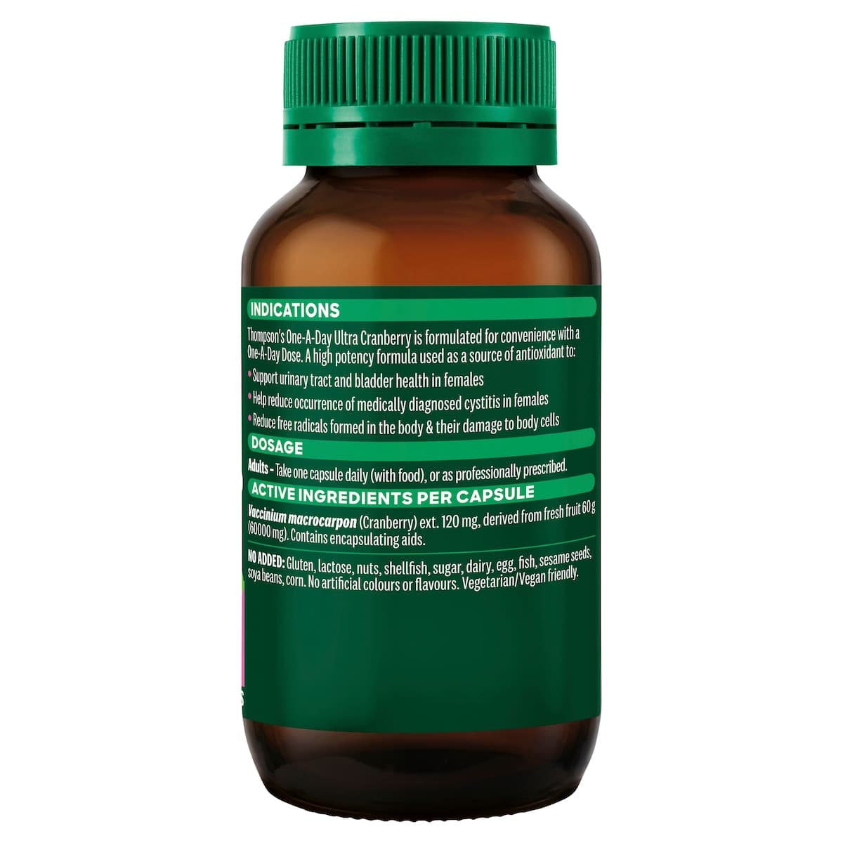 Thumbnail Thompsons One a Day Ultra Cranberry 60000mg 60 Capsules