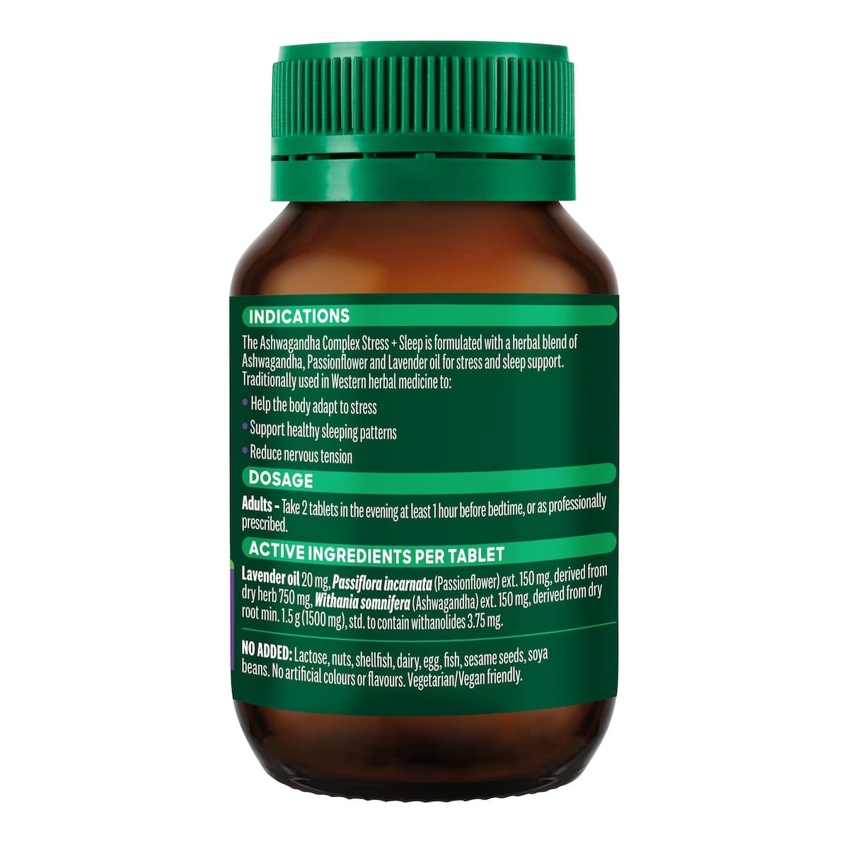 Thumbnail Thompsons Ashwagandha Complex Stress + Sleep 60 Tablets