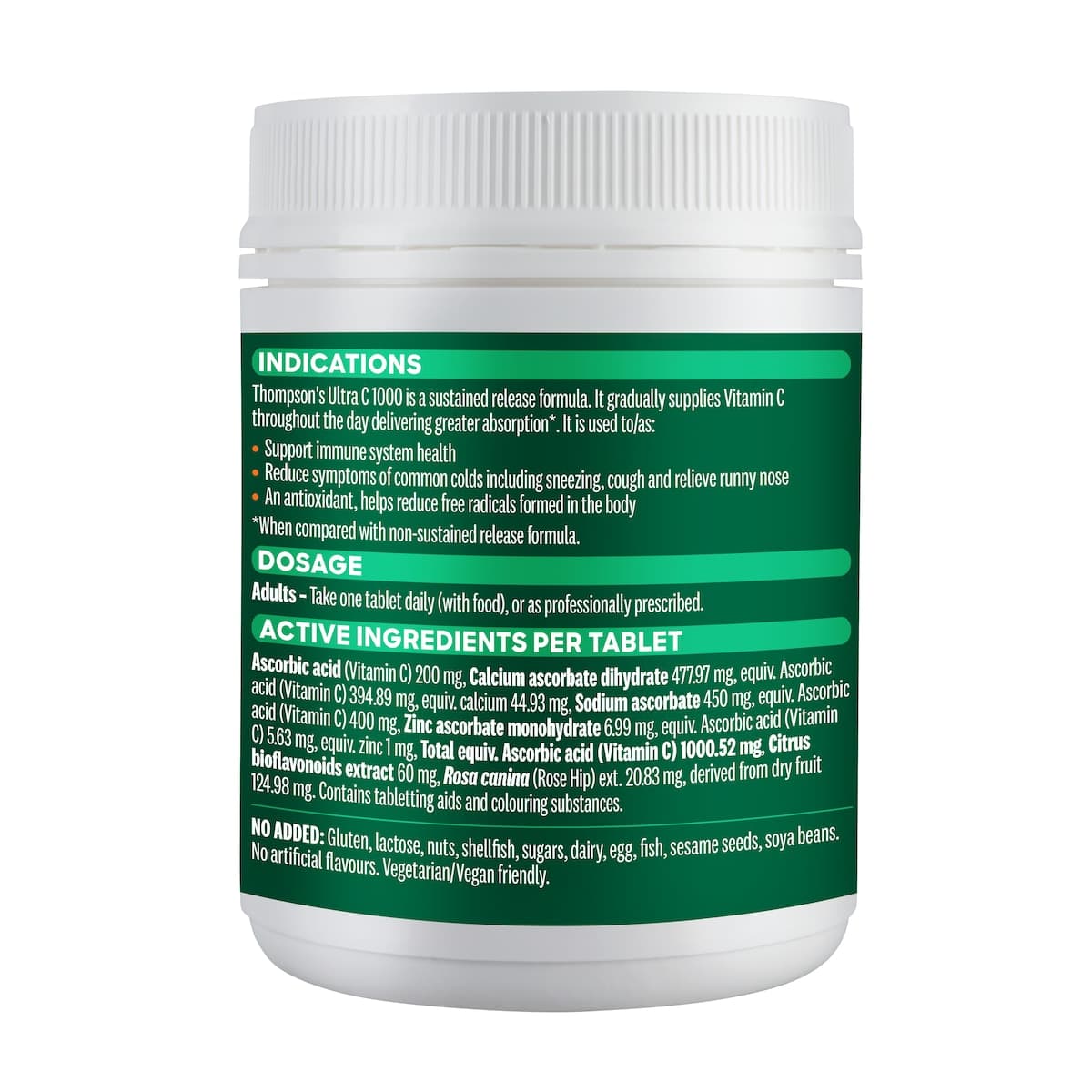 Thumbnail Thompsons Ultra C 1000mg 180 Tablets