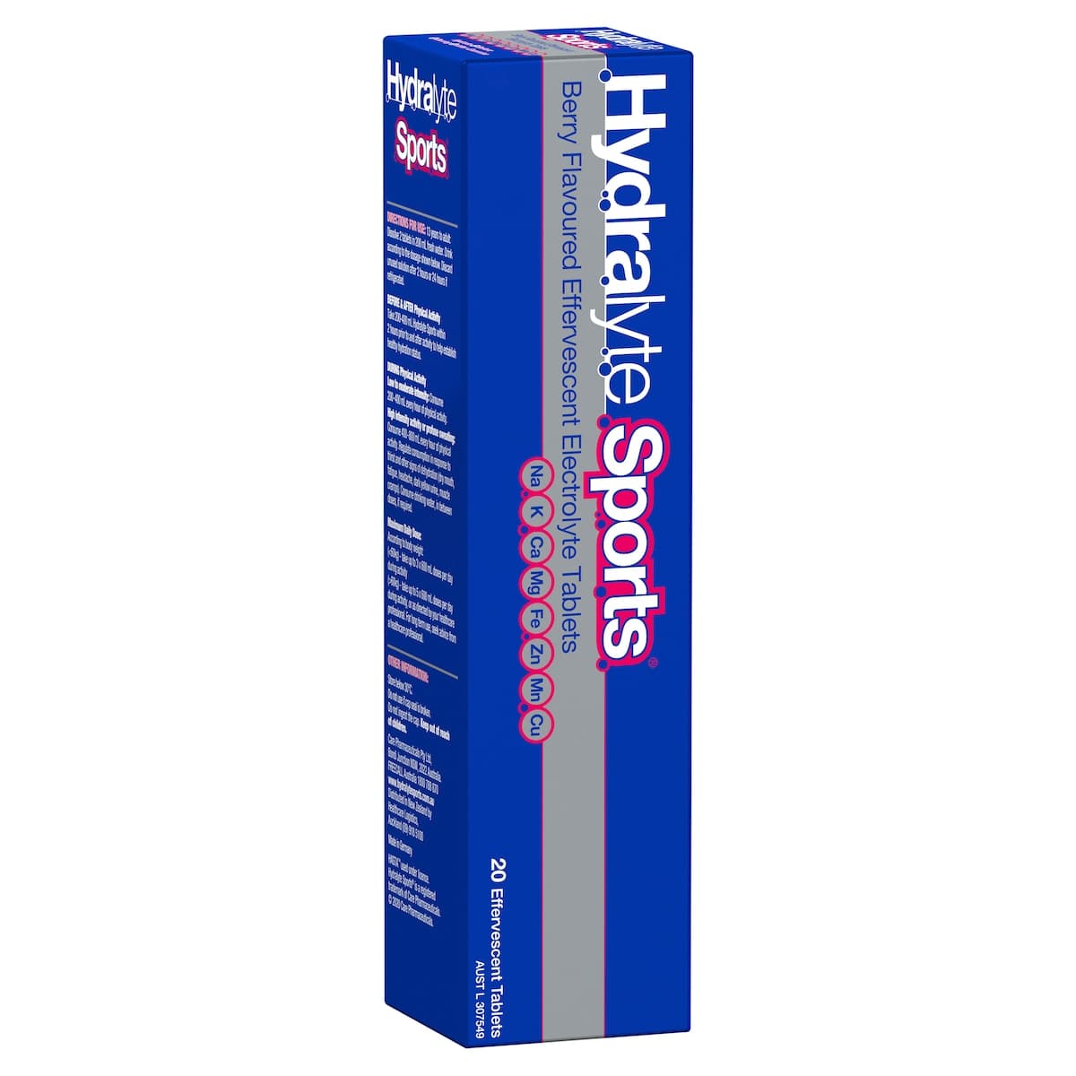 Thumbnail Hydralyte Sports Effervescent Electrolyte Tablets Berry 20 Pack
