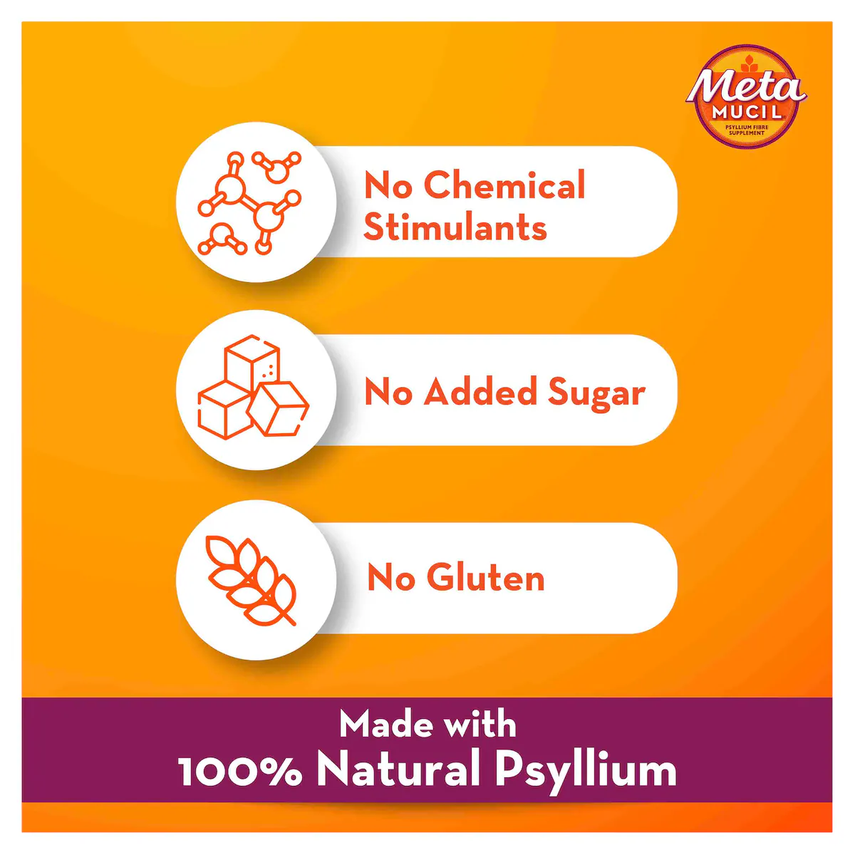 Thumbnail Metamucil Fibre Supplement Natural Granular 798g