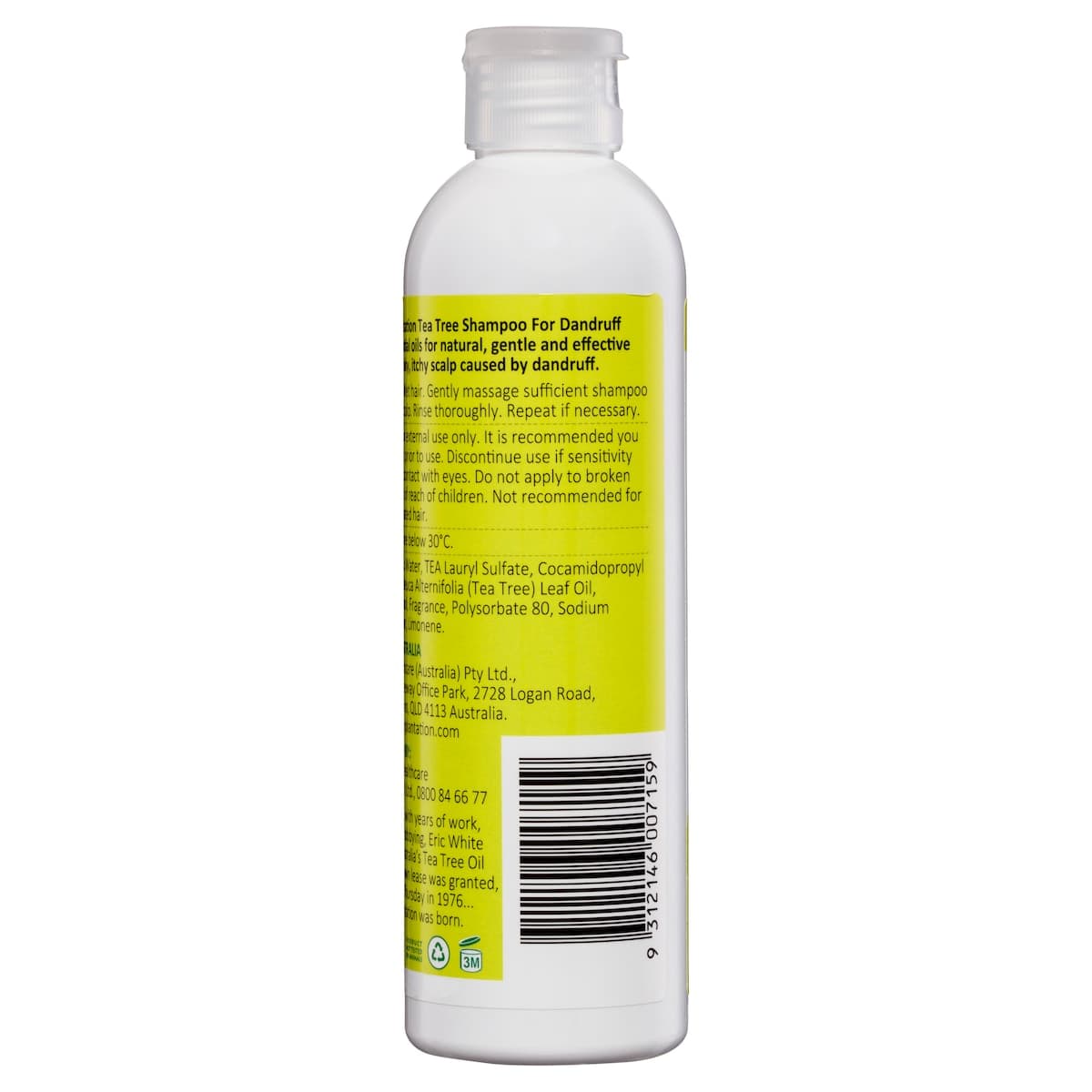 Thumbnail Thursday Plantation Tea Tree Shampoo for Dandruff 250ml