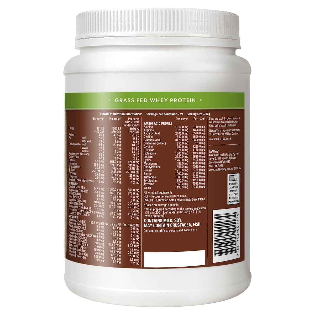 Thumbnail IsoWhey Complete Ivory Coast Chocolate 672g