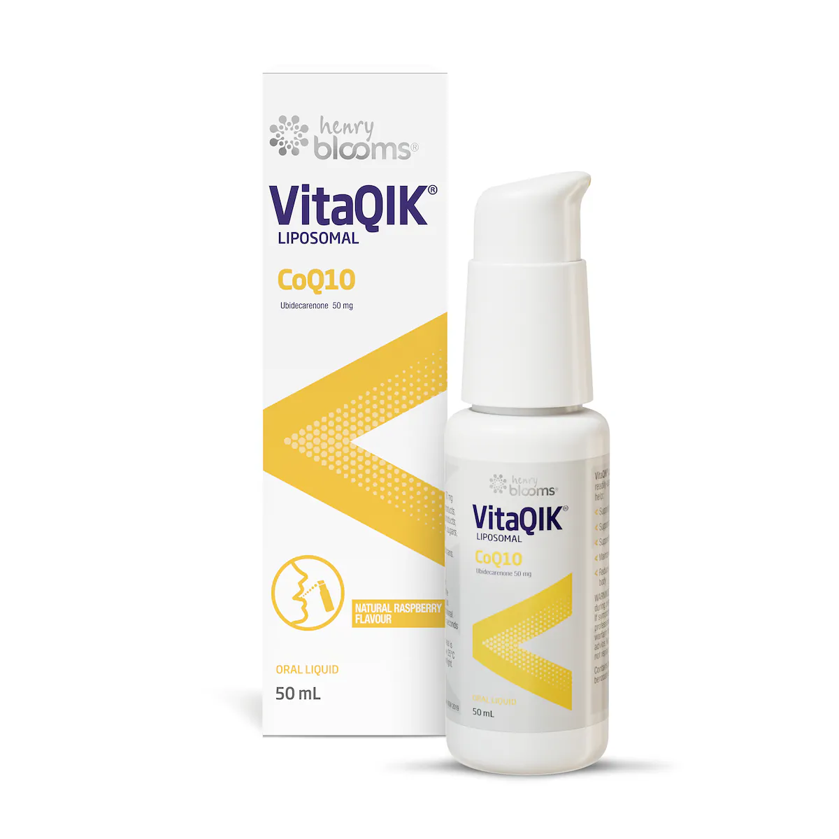 Thumbnail Henry Blooms VitaQIK Liposomal Energy CoQ10 50ml
