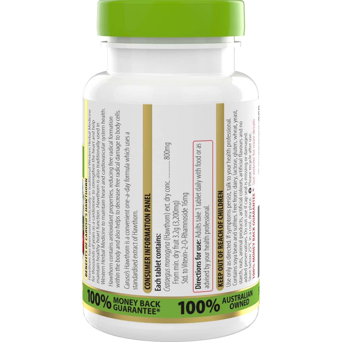 Thumbnail Carusos Hawthorn 60 Tablets