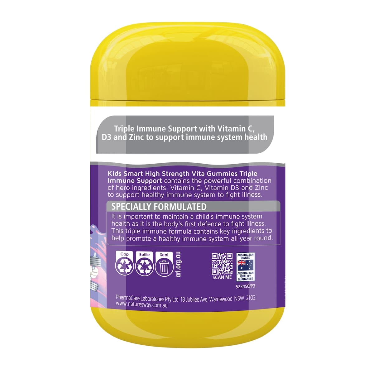 Thumbnail Nature's Way Kids Smart High Strength Vita Gummies Triple Immune Support 50 Pack