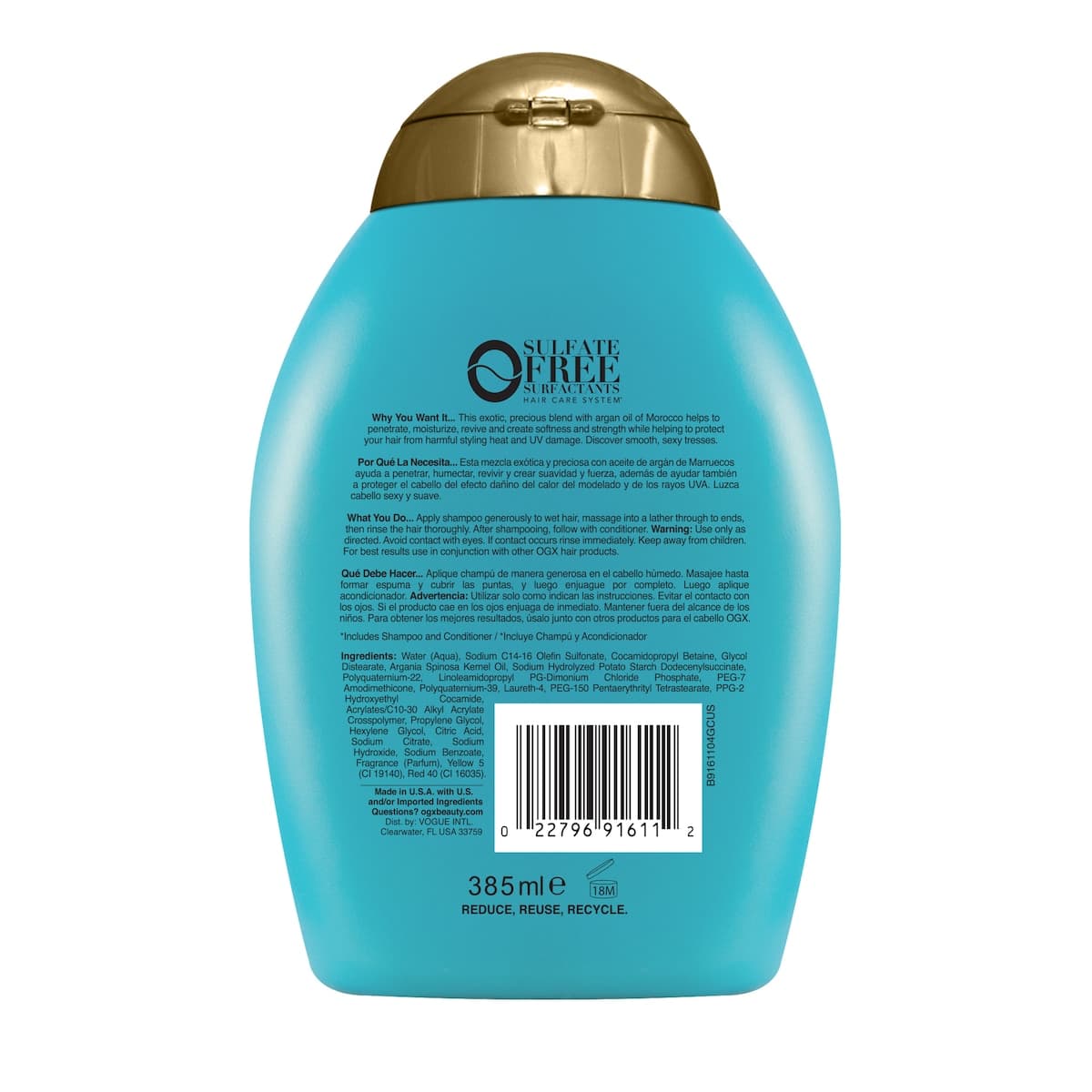 Thumbnail OGX Argan Oil of Morocco Shampoo 385ml