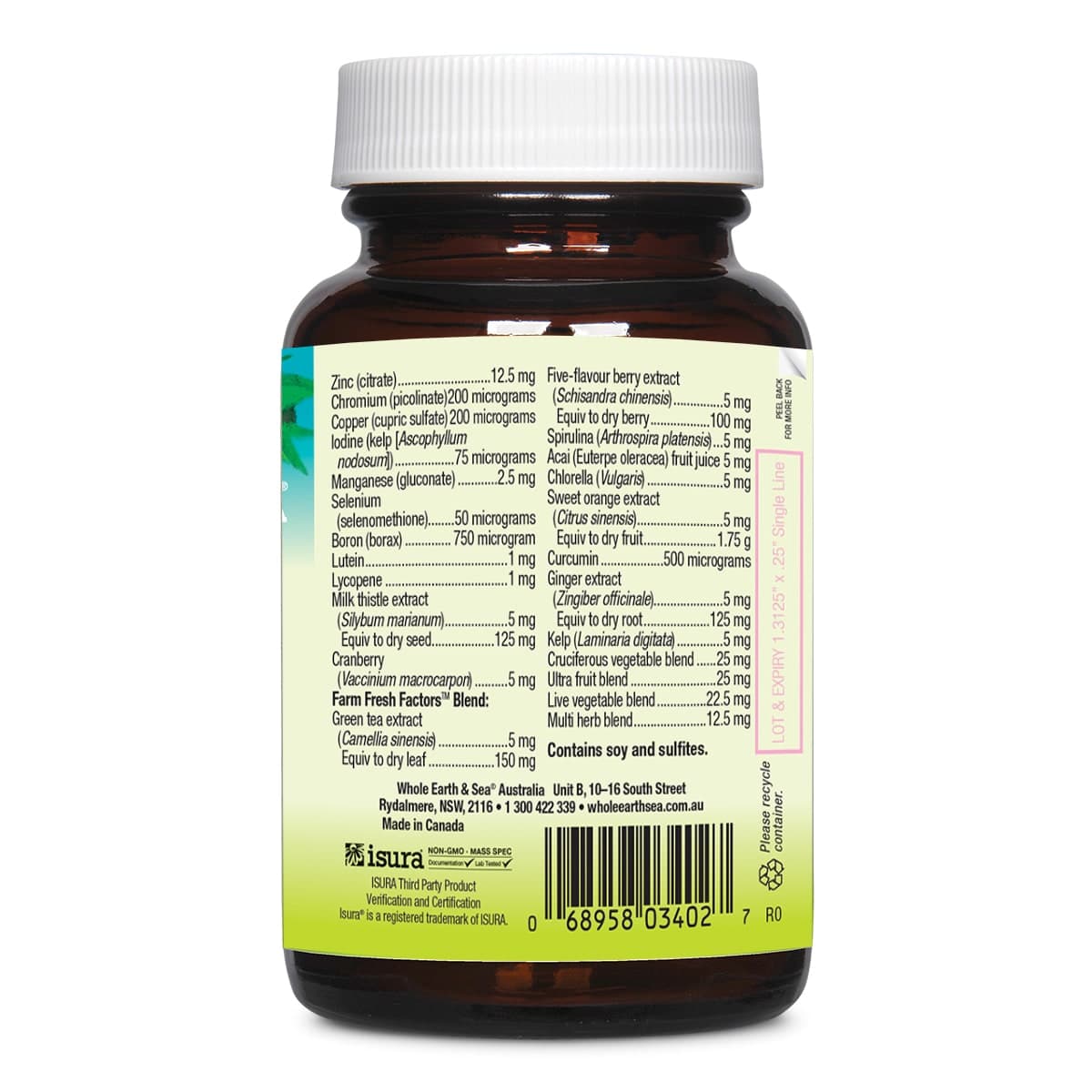Thumbnail Whole Earth and Sea Men's Multi 60 Tablets