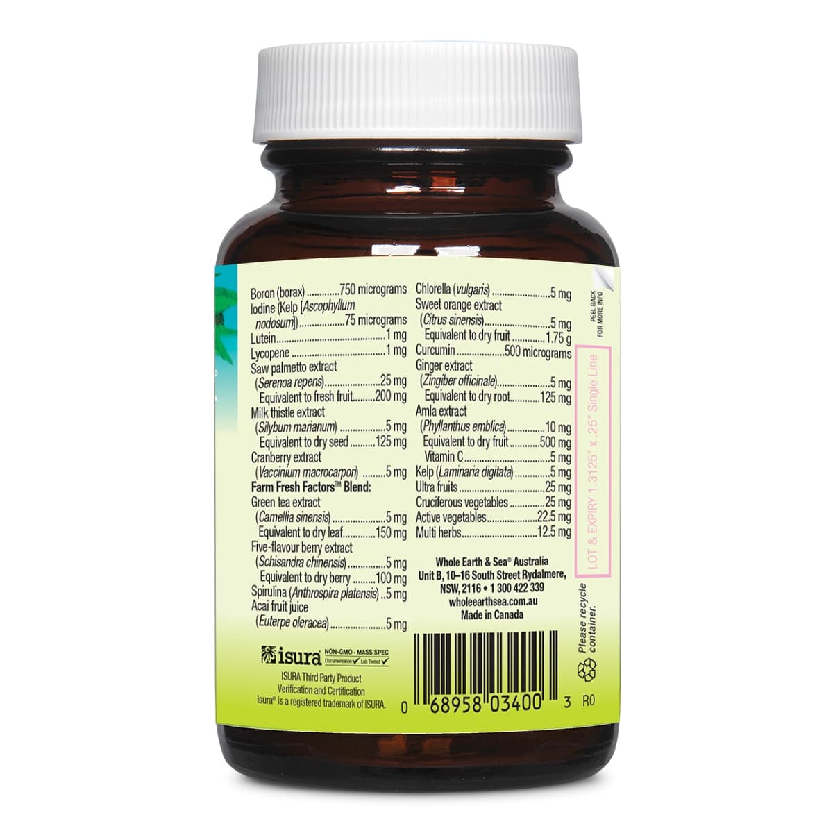 Thumbnail Whole Earth and Sea Men's Multi 50+ 60 Tablets