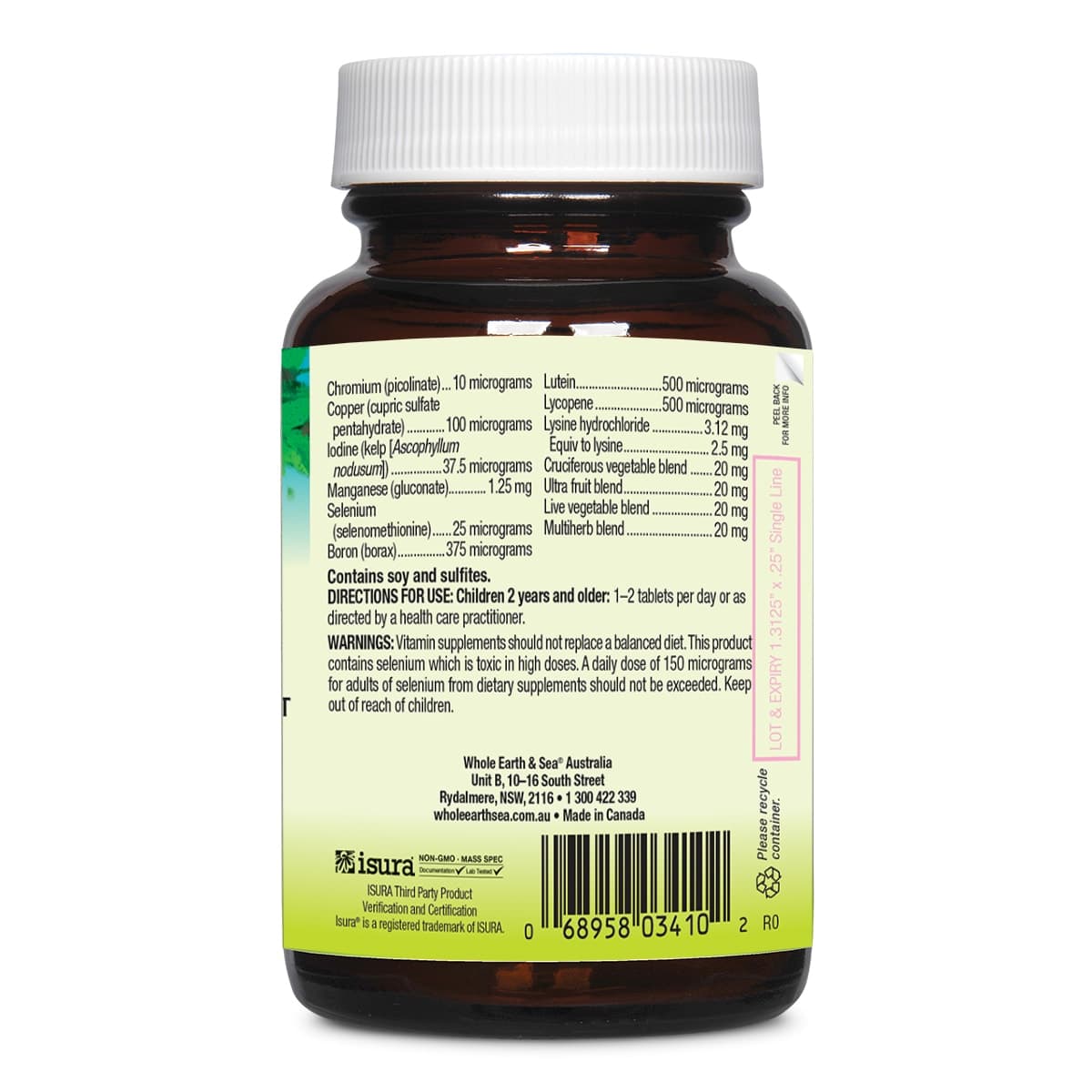 Thumbnail Whole Earth and Sea Kids Multi 30 Chewable Tablets
