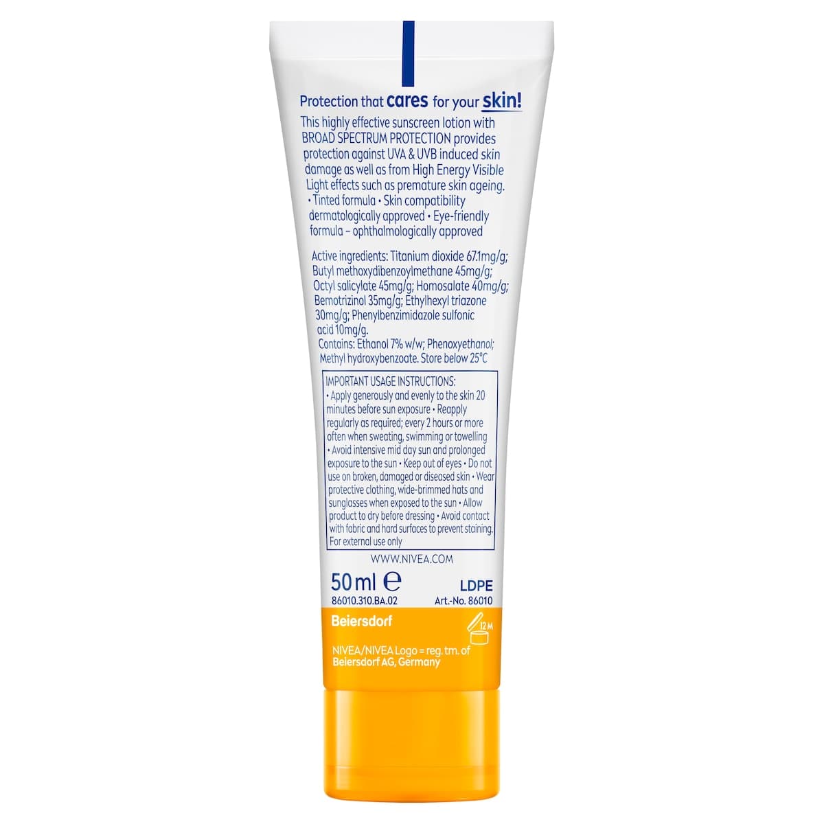 Thumbnail Nivea Sun UV Face BB Cream SPF50 50ml