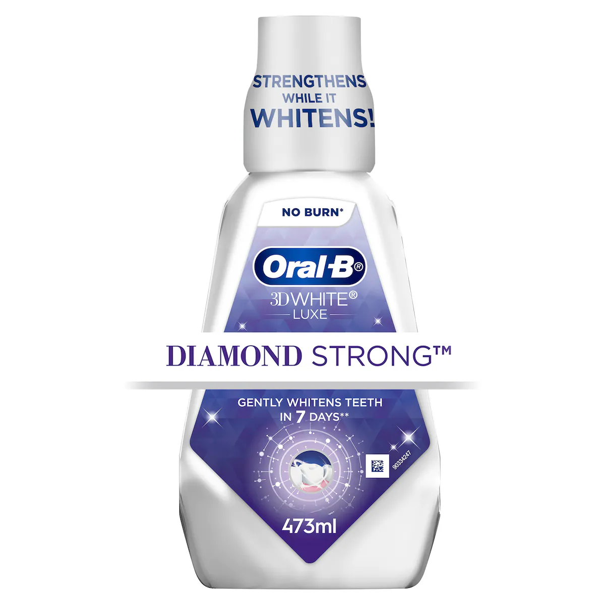 Thumbnail Oral B 3D White Luxe Diamond Strong Alcohol Free Rinse 473ml