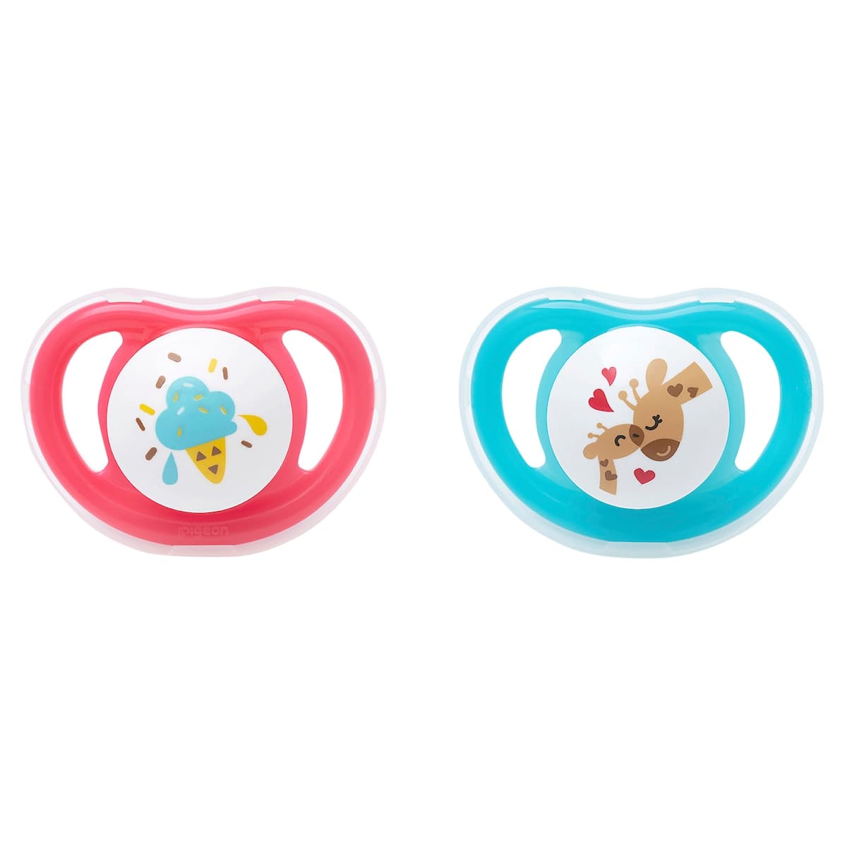 Thumbnail Pigeon Mini Light Pacifier Large (12+ Months) 2 Pack Assorted Colours