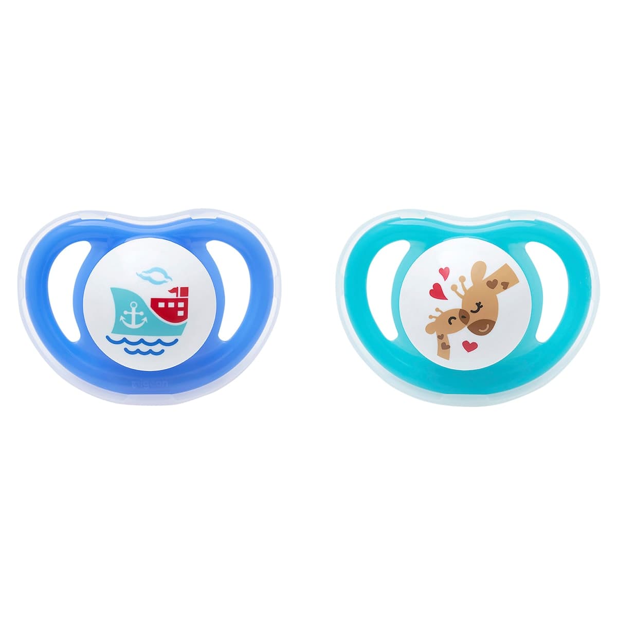 Thumbnail Pigeon Mini Light Pacifier Large (12+ Months) 2 Pack Assorted Colours