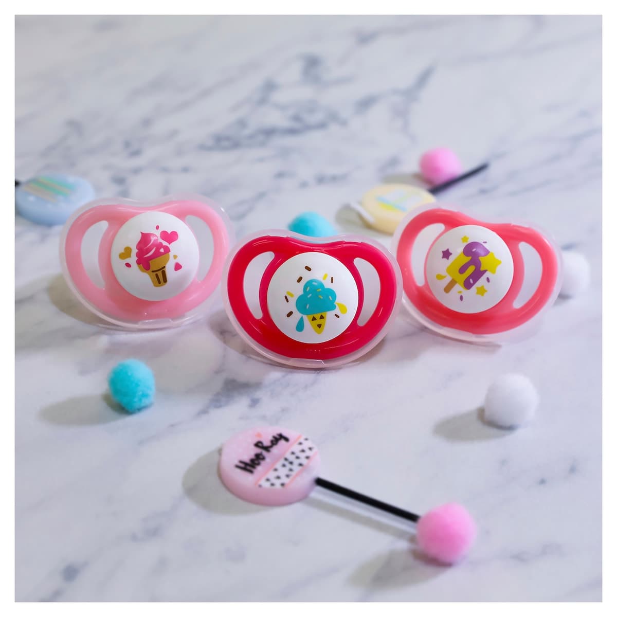 Thumbnail Pigeon Mini Light Pacifier Large (12+ Months) 2 Pack Assorted Colours