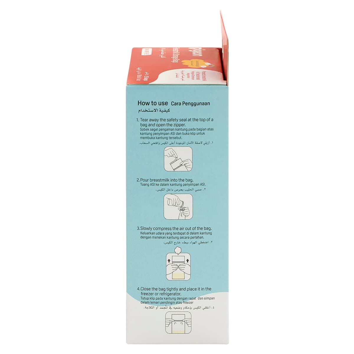 Thumbnail Pigeon Breast Milk Storage Bags 180ml 25 Pack