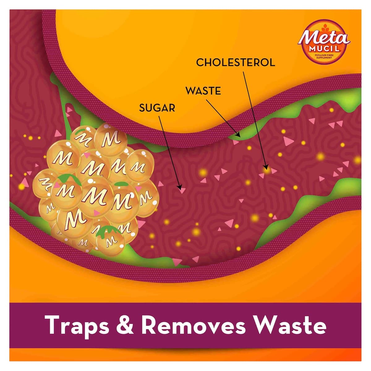 Thumbnail Metamucil Fibre Supplement Lemon Lime Smooth 673g