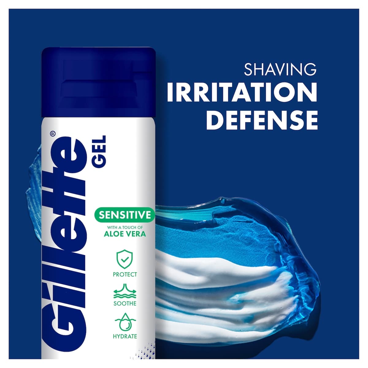 Thumbnail Gillette Sensitive Skin Soothing Shave Gel Aloe Vera 195g