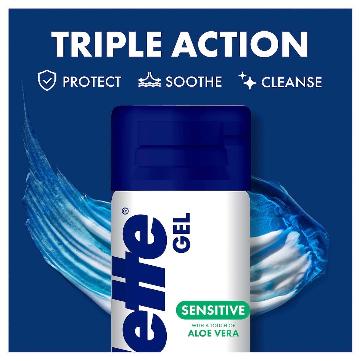 Thumbnail Gillette Sensitive Skin Soothing Shave Gel Aloe Vera 195g