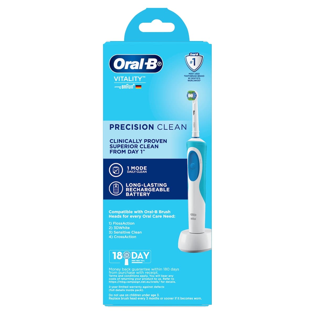 Thumbnail Oral B Vitality Precision Clean Electric Toothbrush