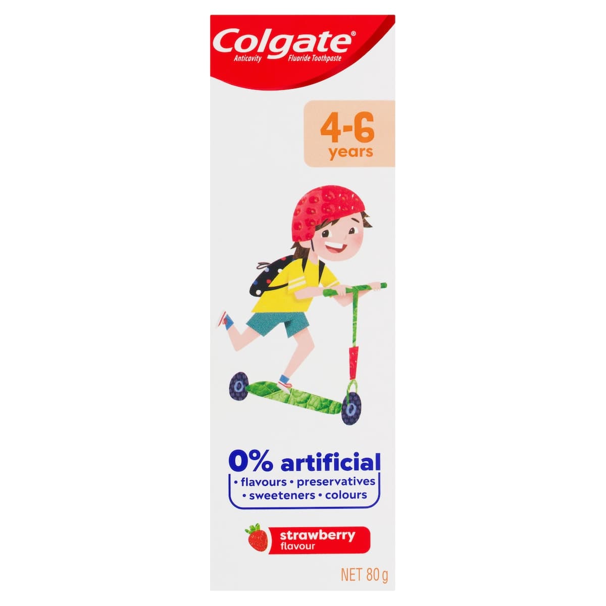 Thumbnail Colgate Kids 4 - 6 Years Fluoride Toothpaste Strawberry 80g