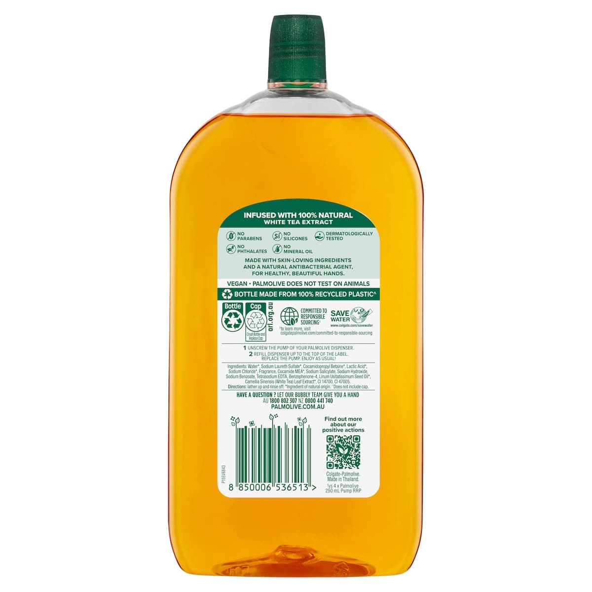 Thumbnail Palmolive Antibacterial Hand Wash White Tea Refill 1 Litre