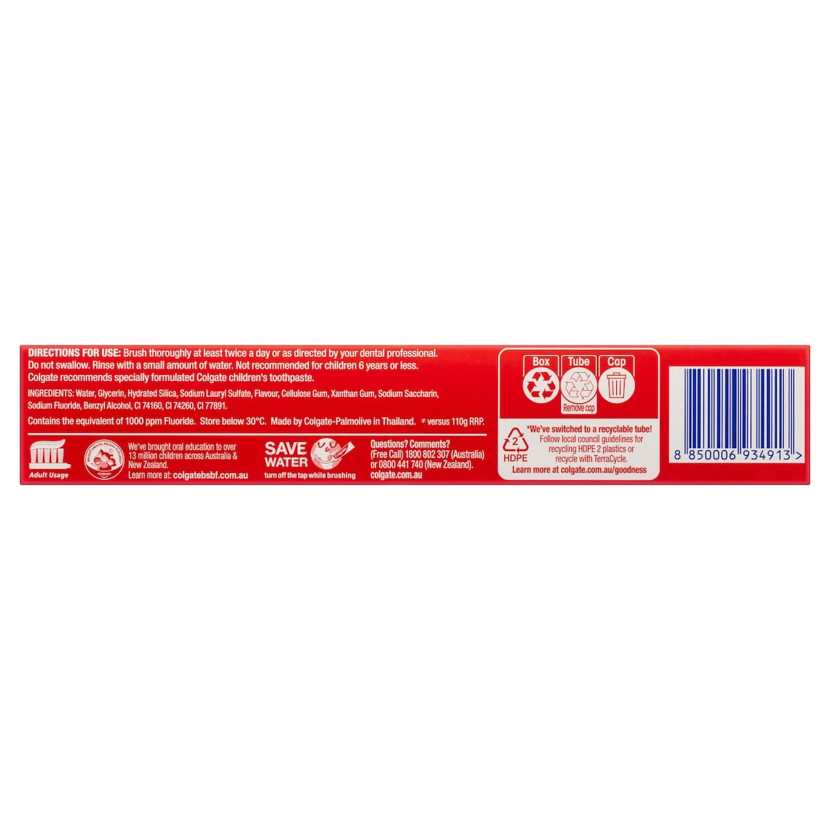 Thumbnail Colgate Triple Action Original Mint Toothpaste 210g
