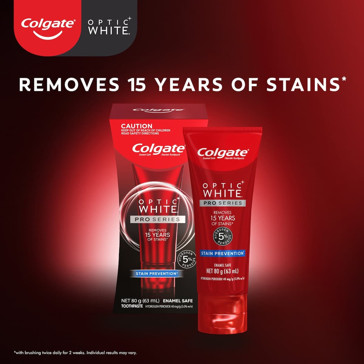Thumbnail Colgate Optic White Pro Series Teeth Whitening Toothpaste 80g