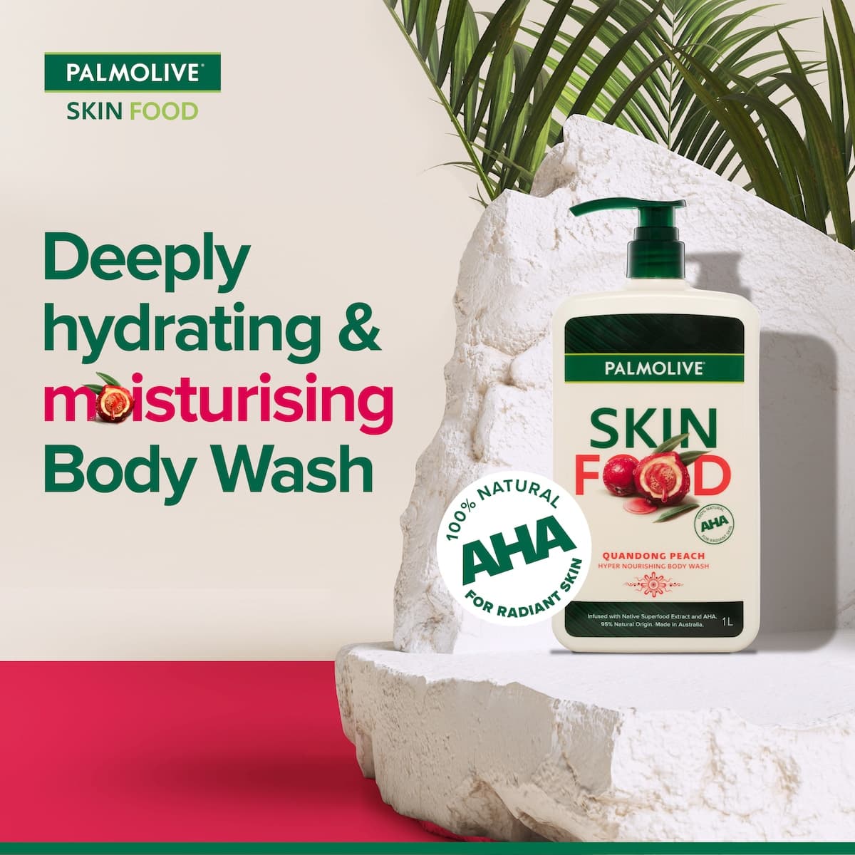 Thumbnail Palmolive Skin Food Body Wash Quandong Peach 1L