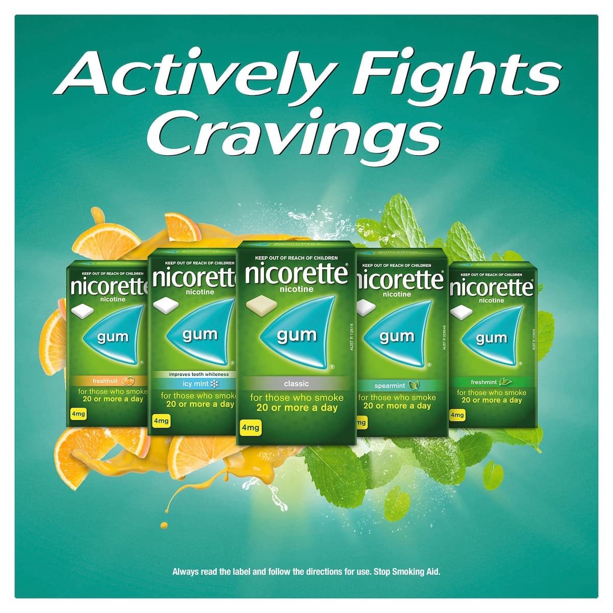 Thumbnail Nicorette Quit Smoking Nicotine Gum 2mg Classic 150 Pieces Value Pack