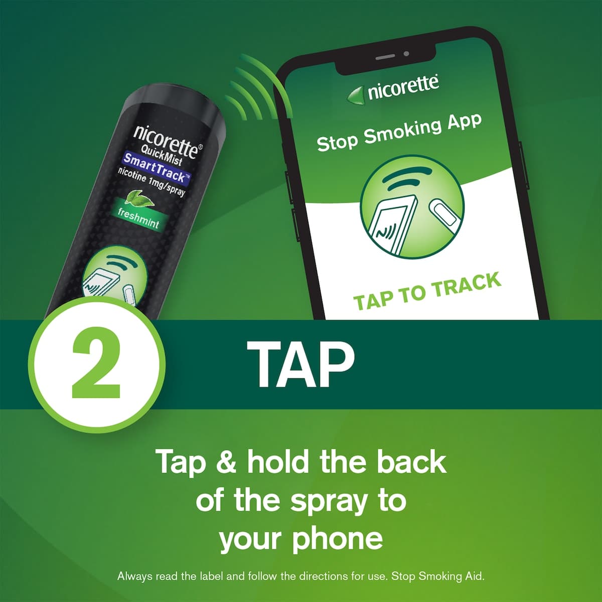 Thumbnail Nicorette Quit Smoking QuickMist Nicotine Mouthspray Fresh Mint 2 Pack