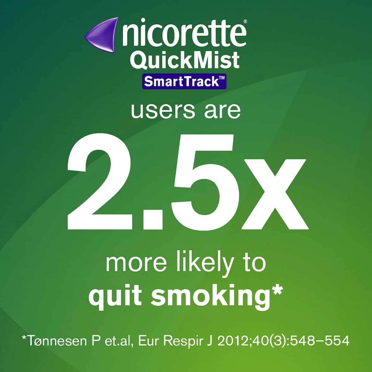 Thumbnail Nicorette Quit Smoking QuickMist Nicotine Mouthspray Fresh Mint 2 Pack