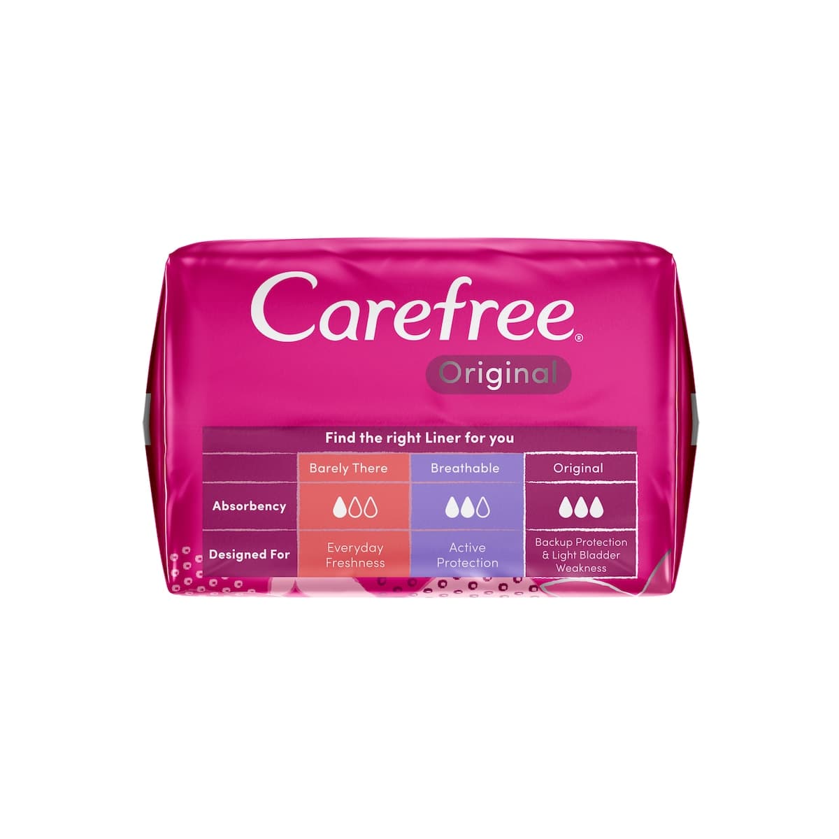 Thumbnail Carefree Original Unscented Liners 30 Pack