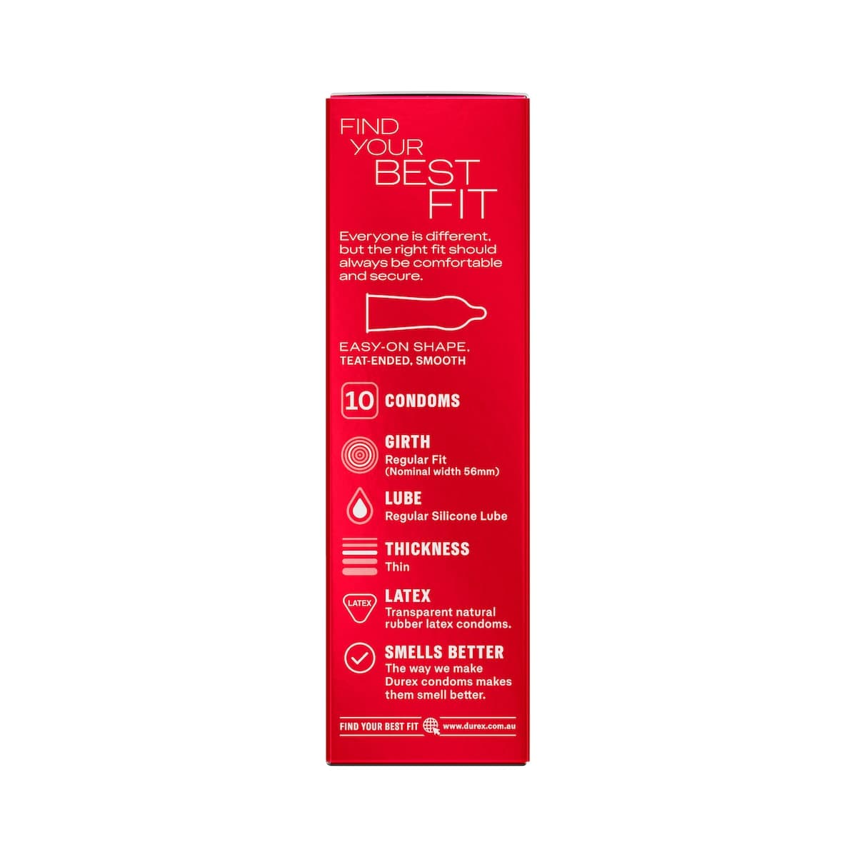 Thumbnail Durex Thin Feel Regular Fit Condoms 12 Pack
