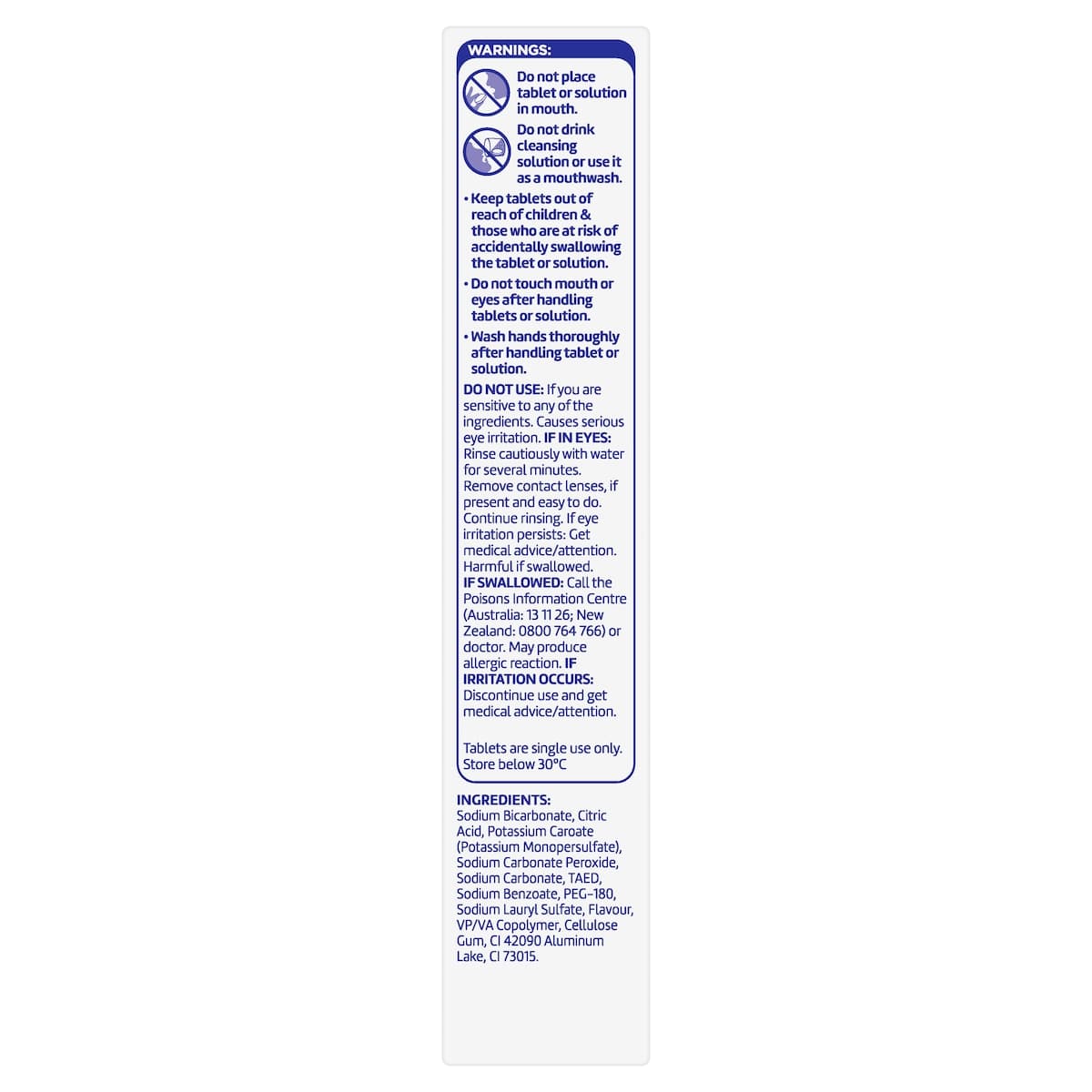 Thumbnail Polident Whitening Daily Cleanser for Dentures 36 Tablets