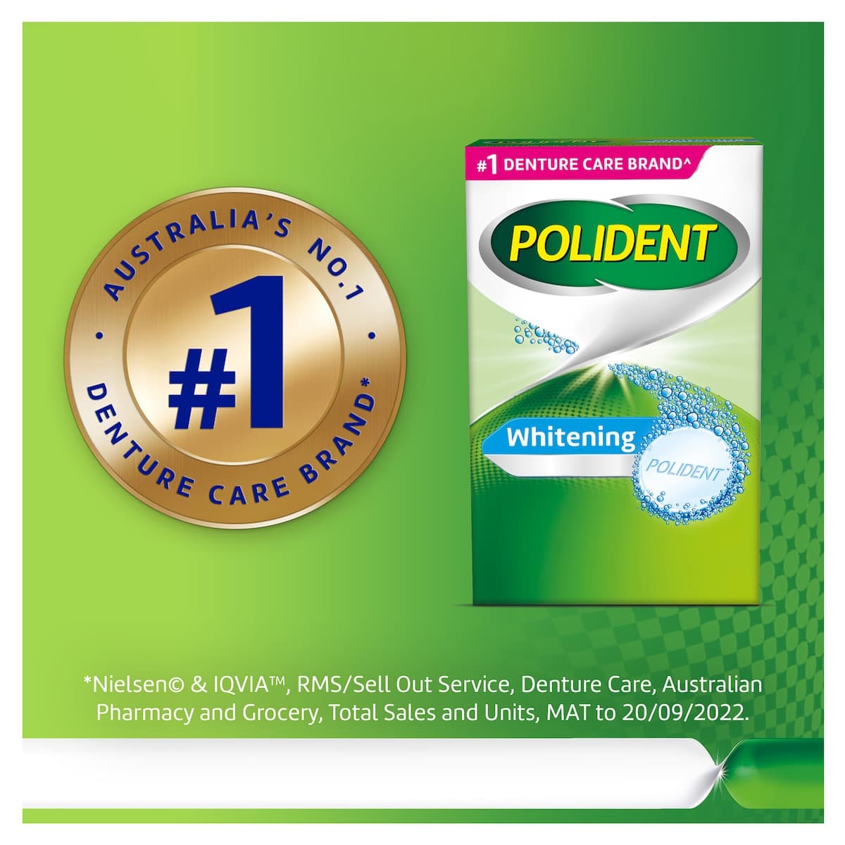 Thumbnail Polident Whitening Daily Cleanser for Dentures 36 Tablets