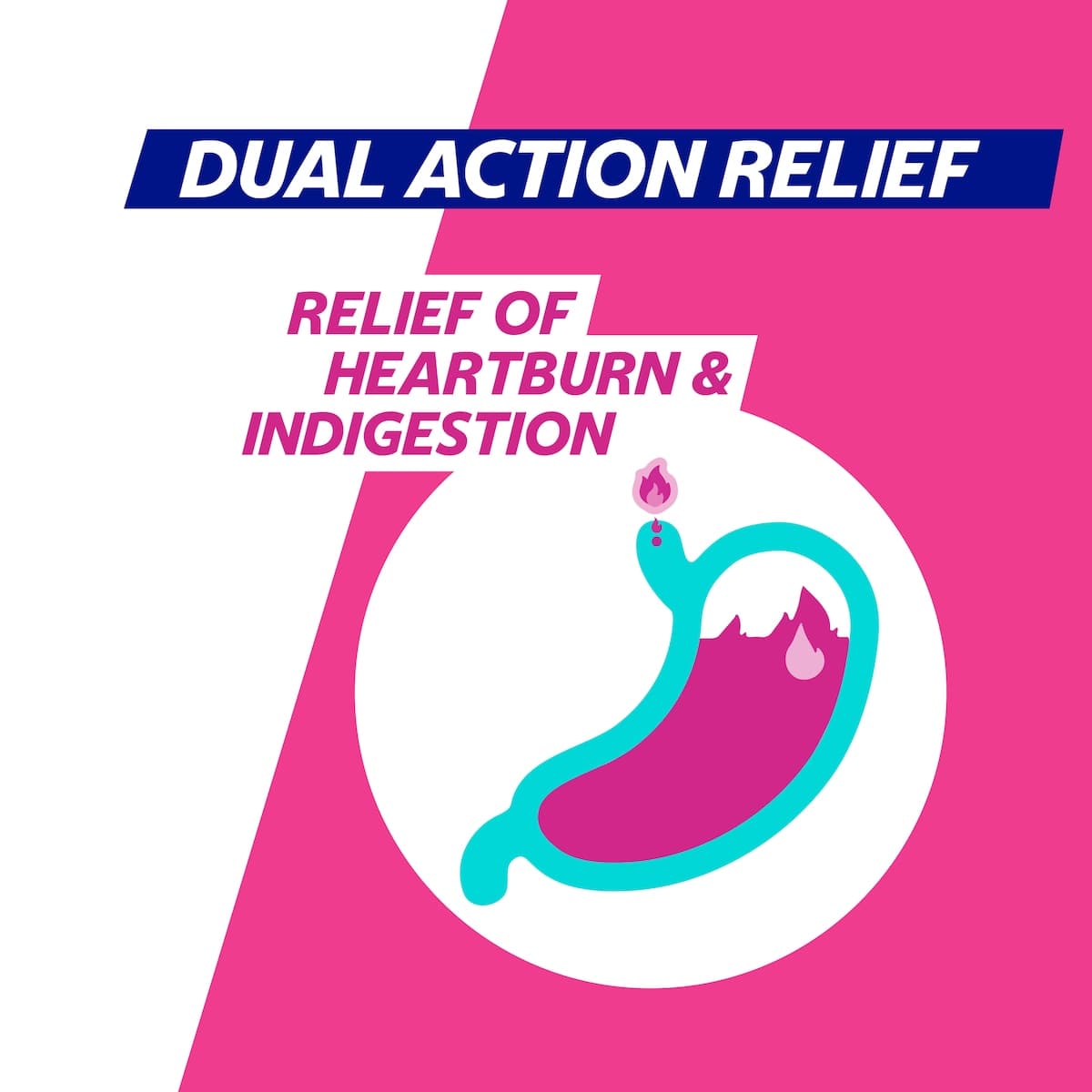 Thumbnail Gaviscon Dual Action Peppermint Chewable Tablets 16 Pack