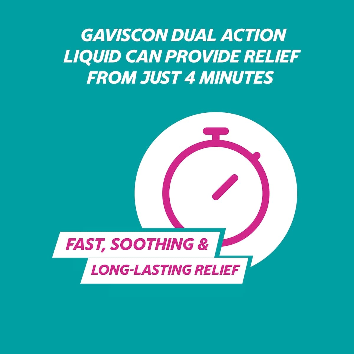 Thumbnail Gaviscon Dual Action Heartburn Relief Liquid Sachets 12 x 10ml