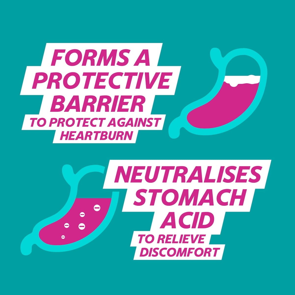 Thumbnail Gaviscon Dual Action Heartburn Relief Liquid Sachets 12 x 10ml