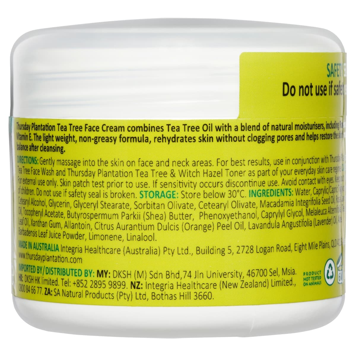Thumbnail Thursday Plantation Tea Tree Face Cream 65g