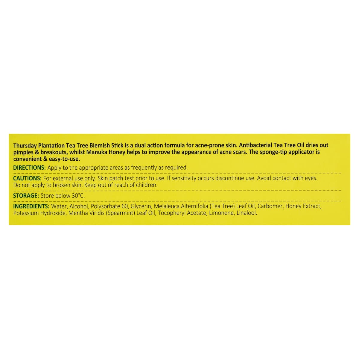 Thumbnail Thursday Plantation Tea Tree Blemish Stick with Manuka Honey 7ml