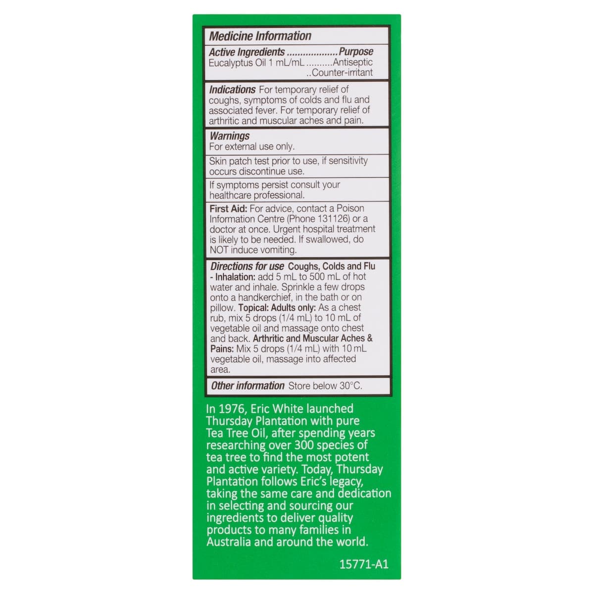 Thumbnail Thursday Plantation Eucalyptus Oil 100ml