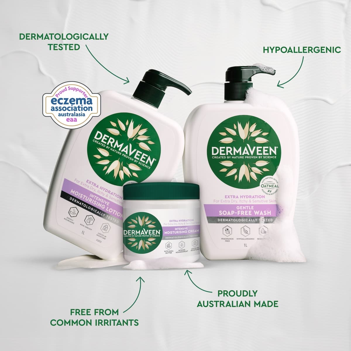 Thumbnail DermaVeen Extra Hydration Intensive Moisturising Lotion 500ml