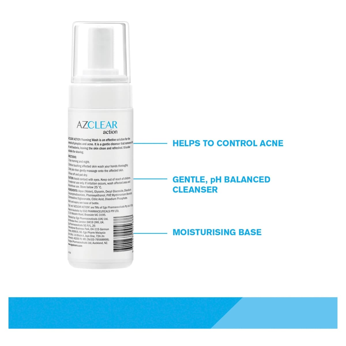 Thumbnail Ego Azclear Action Foaming Wash 150ml