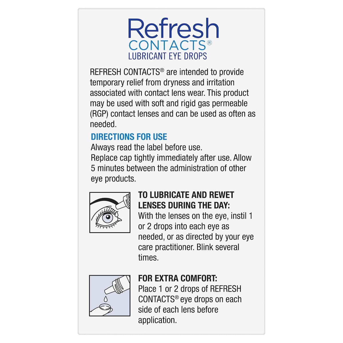Thumbnail Refresh Contacts Eye Drops 15ml