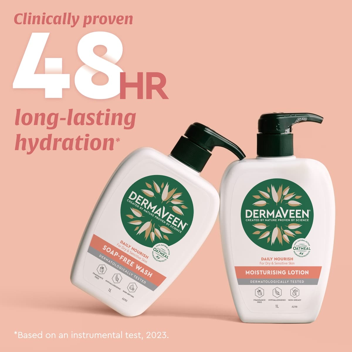 Thumbnail DermaVeen Daily Nourish Soap Free Wash 1 Litre